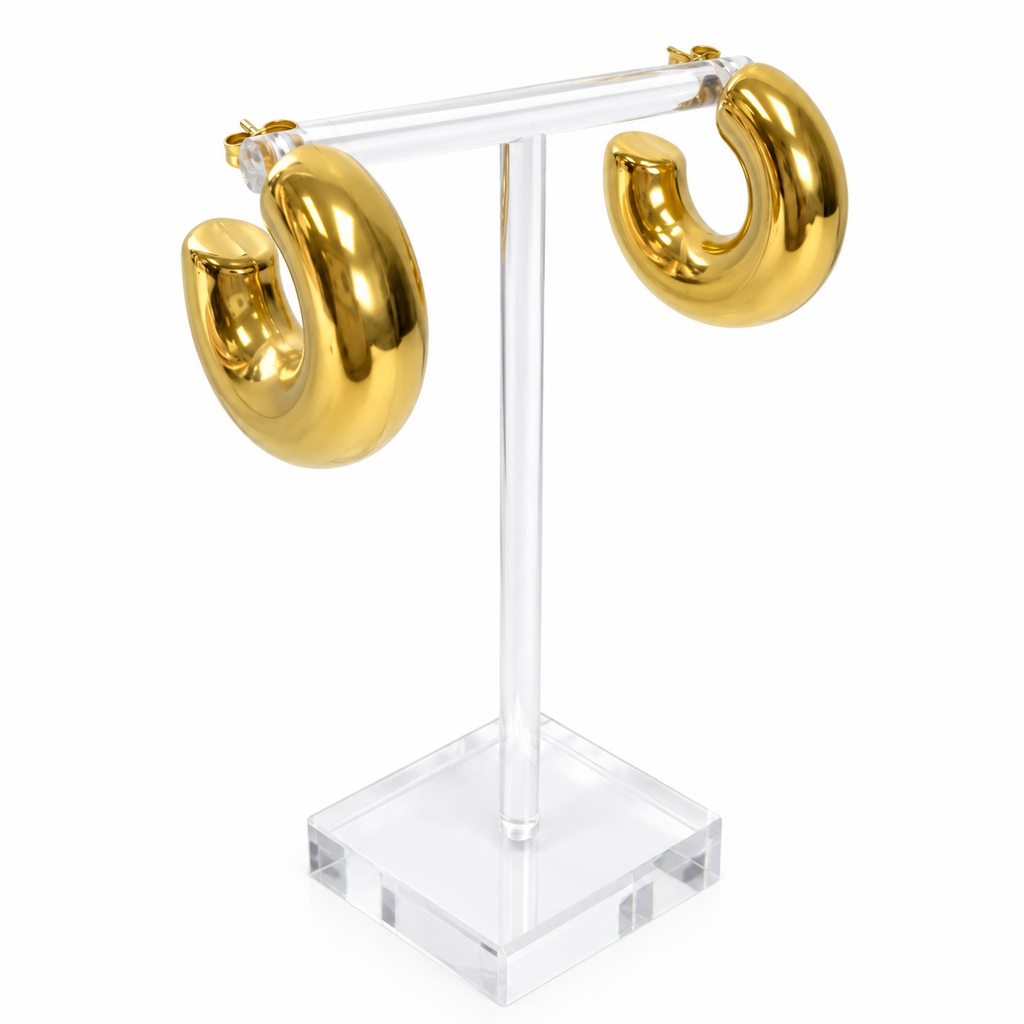 Bold_Gold_Hoops_0 | Onix Accessories