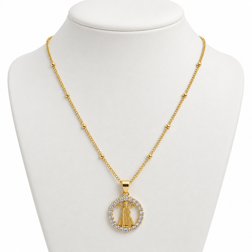 Divina_Pastora_Cubic_Zirconia_Necklace | Onix Accessories