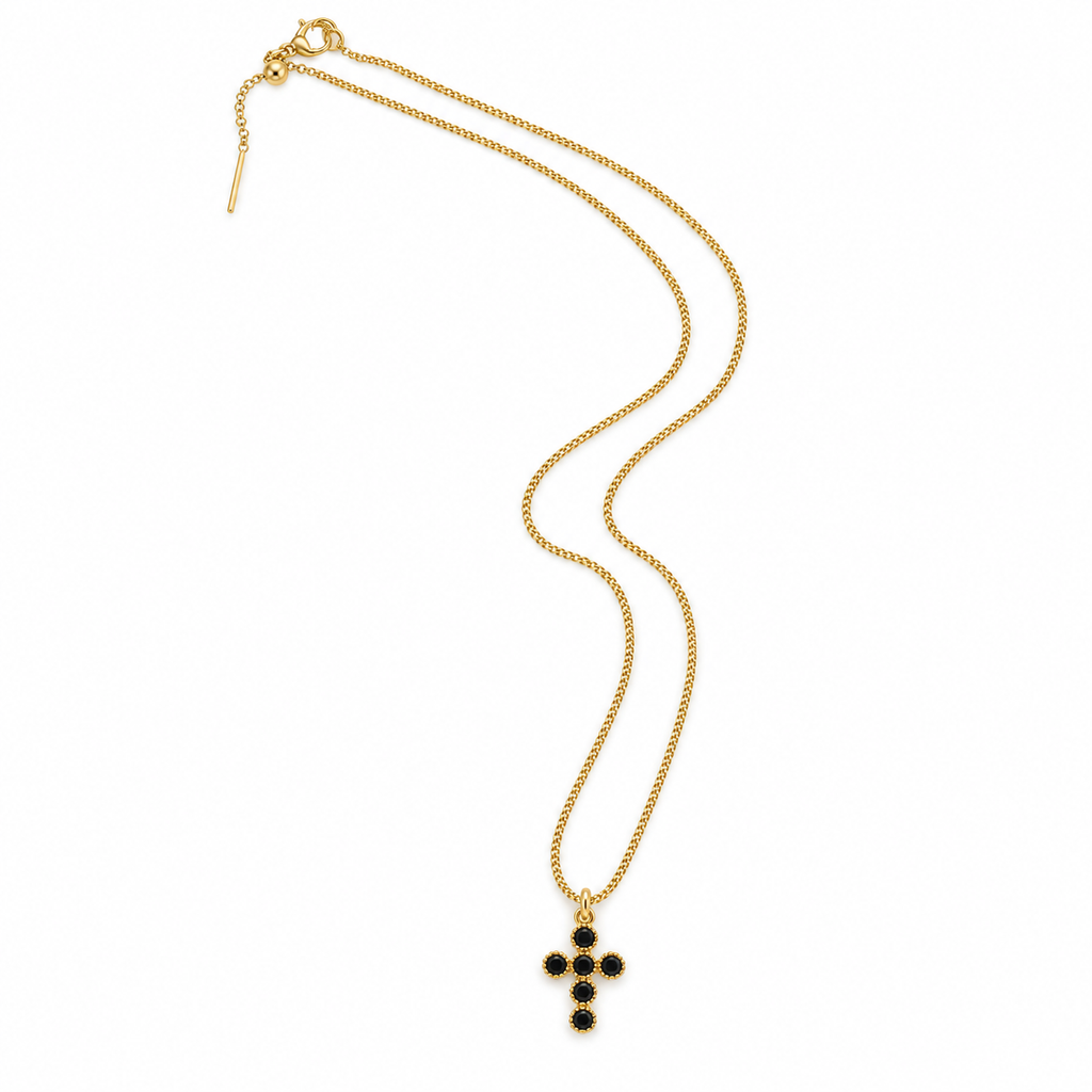Ebony_Cross_Necklace | Onix Accessories