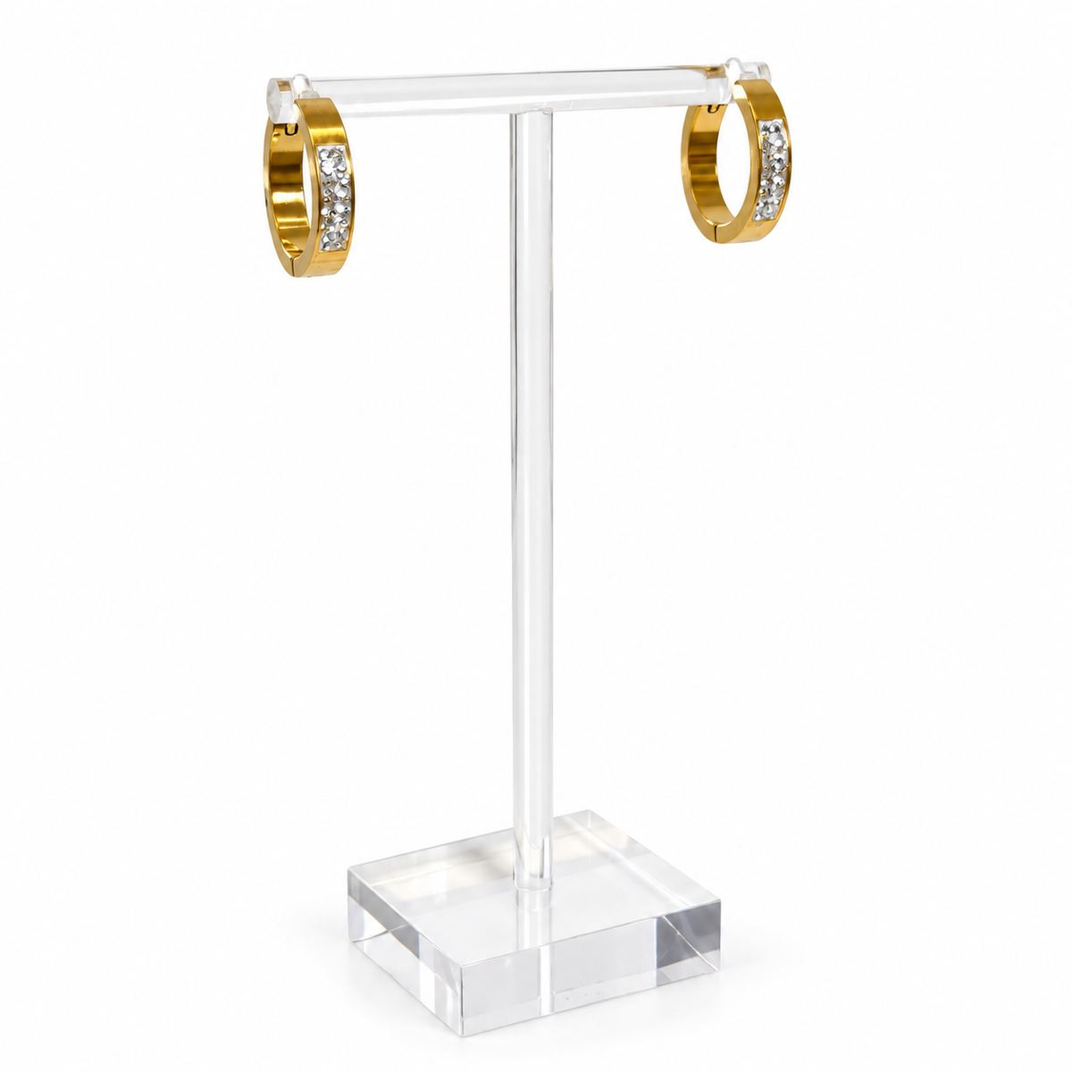 Gold Spark Hoops | Onix Accessories