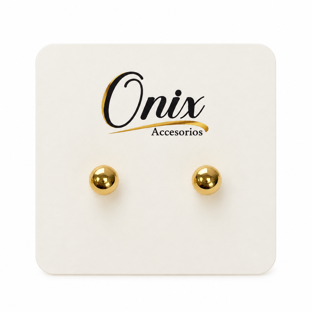 Gold_Sphere_Earrings 0 | Onix Accessories