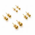Gold Sphere Earrings 1 | Onix Accessories