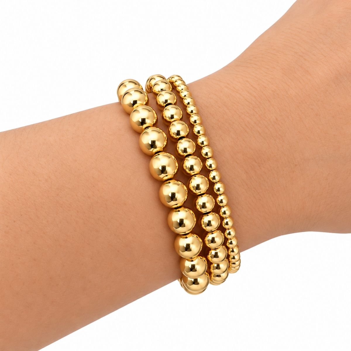 Gold Spheres Bracelet | Onix Accessories