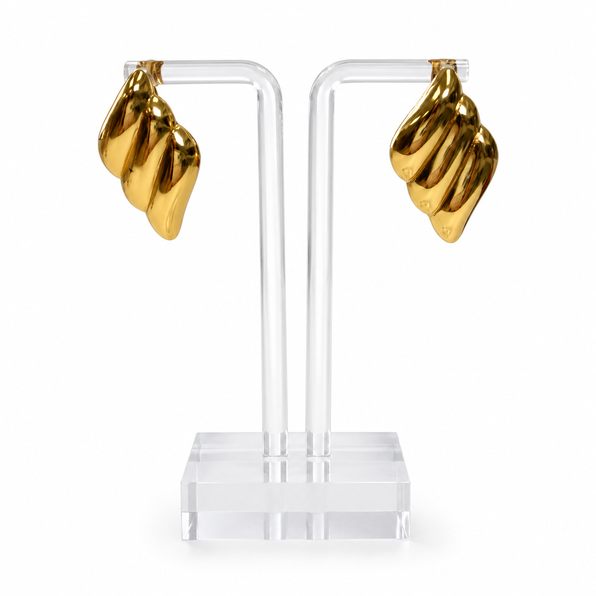 Golden Waves Earrings 0 | Onix Accessories