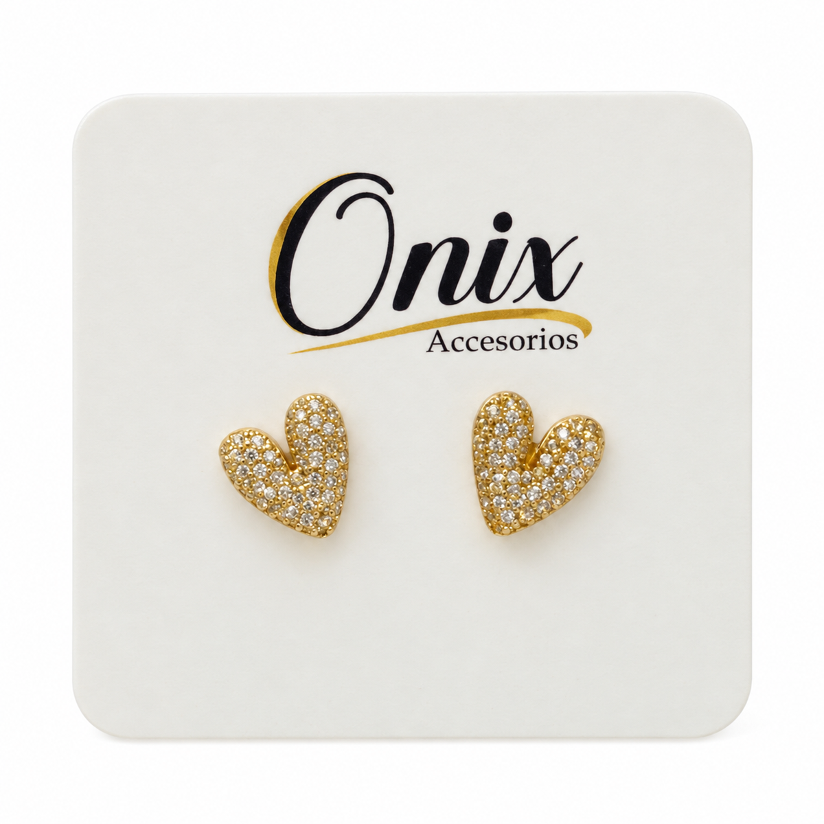 Lumiere_Heart_Earrings_0 | Onix Accessories
