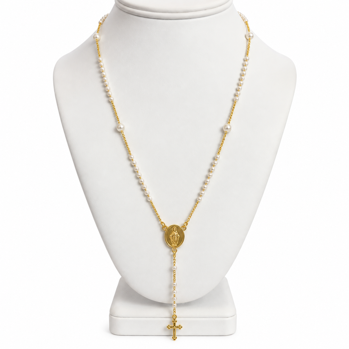 Mini_Pearl_of_Faith_Rosary_Necklace_0 | Onix Accessories