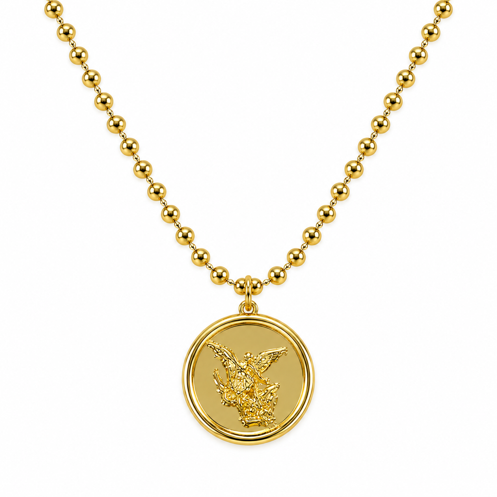 Reversible_Saint_Michael_the_Archangel_Necklace_2 | Onix Accessories