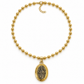 Saint Jude Thaddeus Medallion Necklace 1 | Onix Accessories