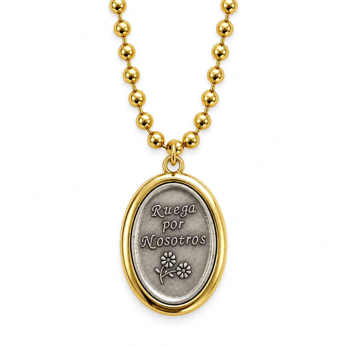Saint_Jude_Thaddeus_Medallion_Necklace_4 | Onix Accessories