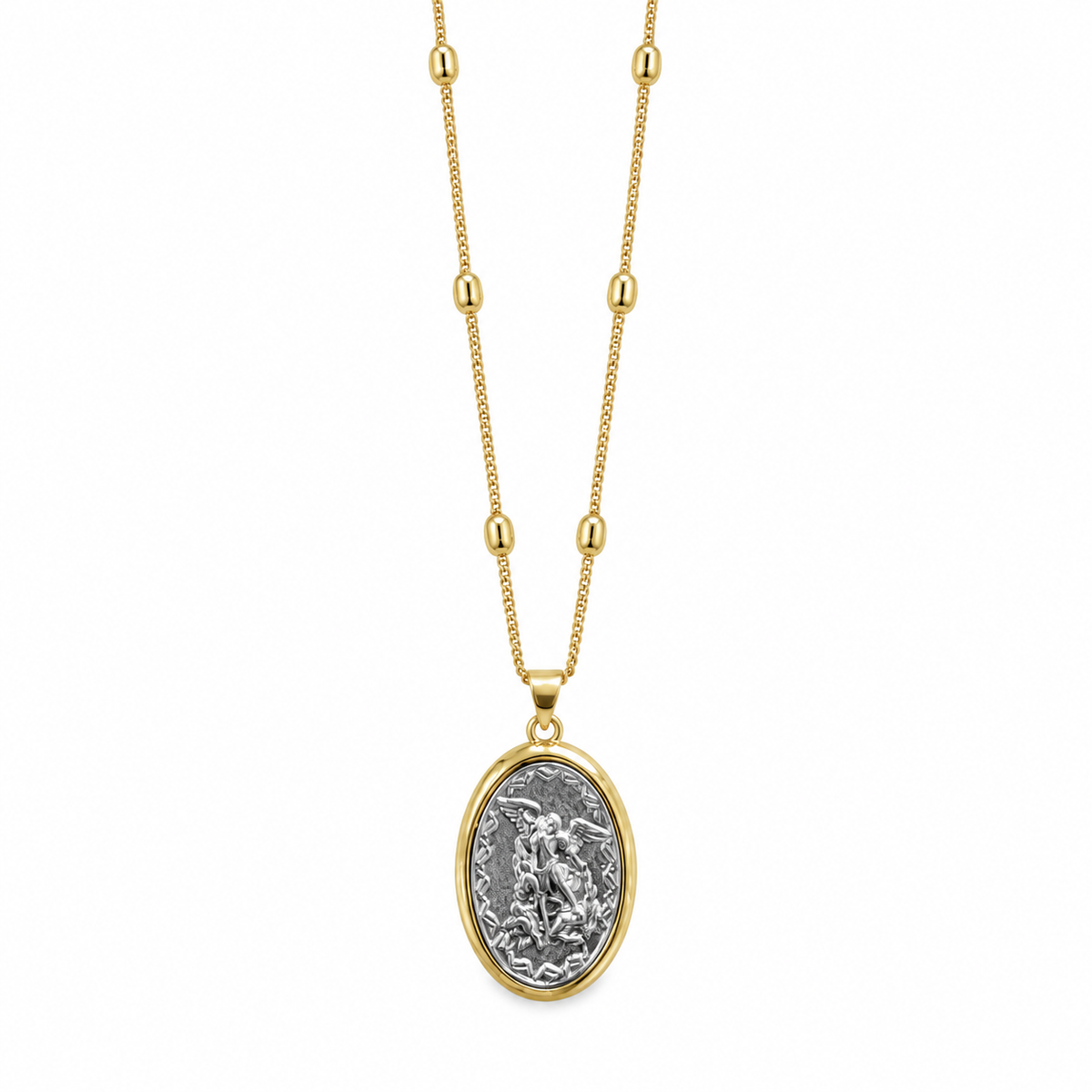 Saint Michael the Archangel Medal Necklace | Onix Accessories