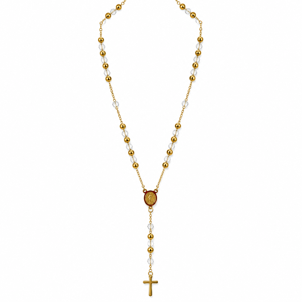 Soleil_Crystal_Rosary_Necklace_0 | Onix Accessories