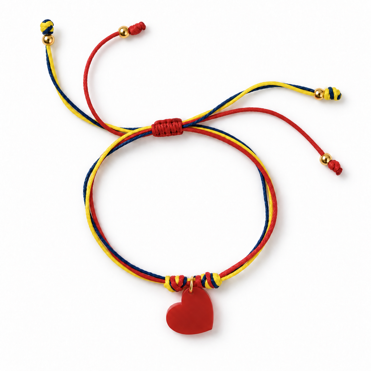 Tricolor Heart Bracelet | Onix Accessories