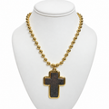 Two-ToneLord_s Prayer Cross Necklace | Onix Accessories